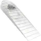 Small, Unisex, Shoe Insert, Clear Vinyl Heel Lift Size