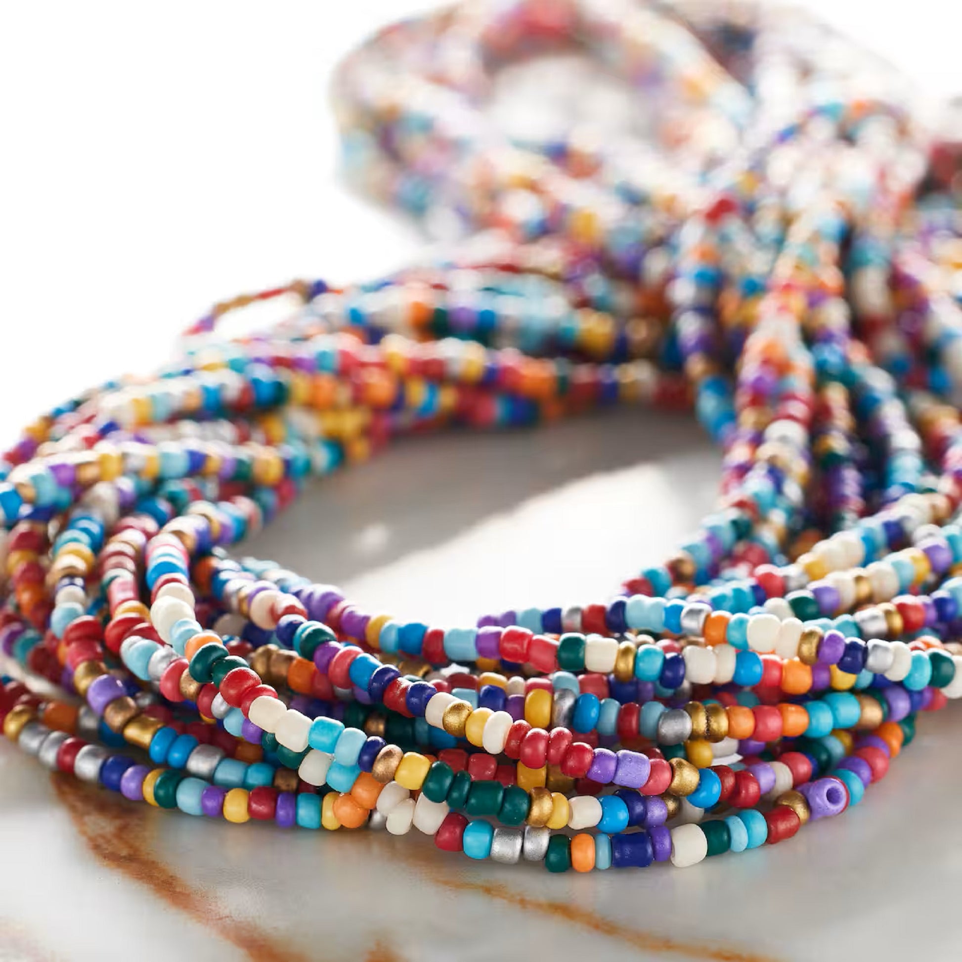 Multicolor Glass Seed Beads, 12/0 by Bead Landing