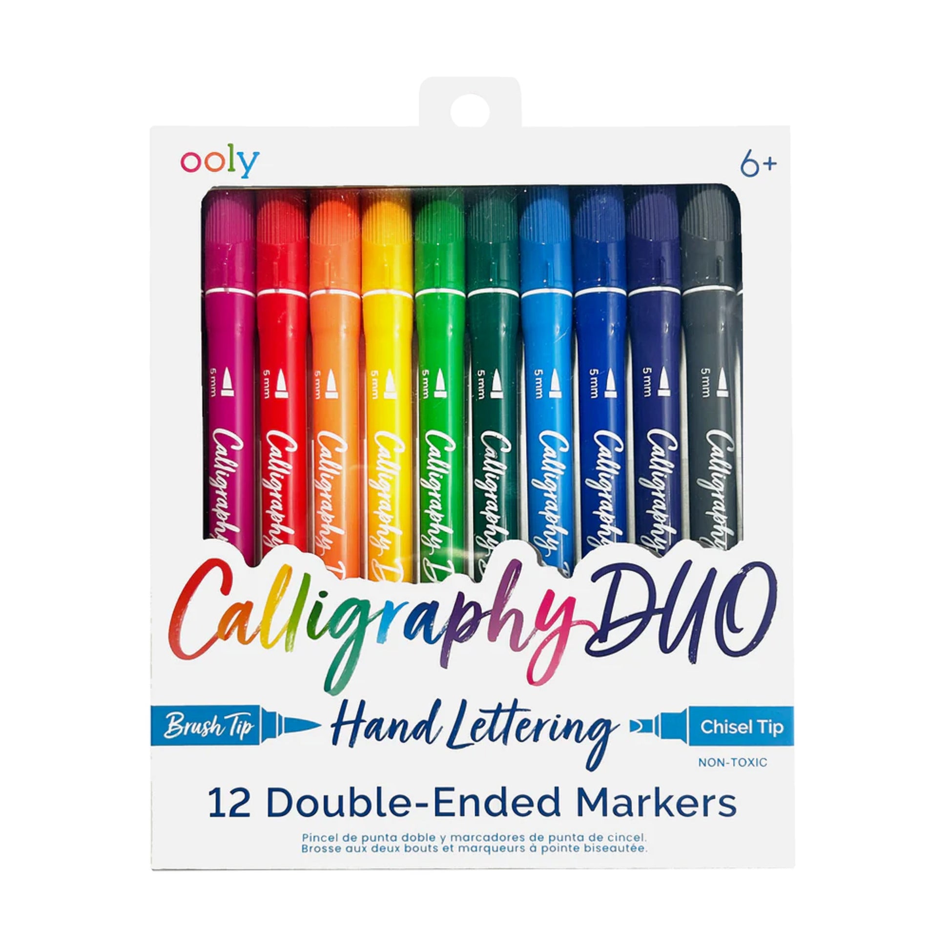 Ooly Calligraphy Duo Double-Ended Markers - Set of 12