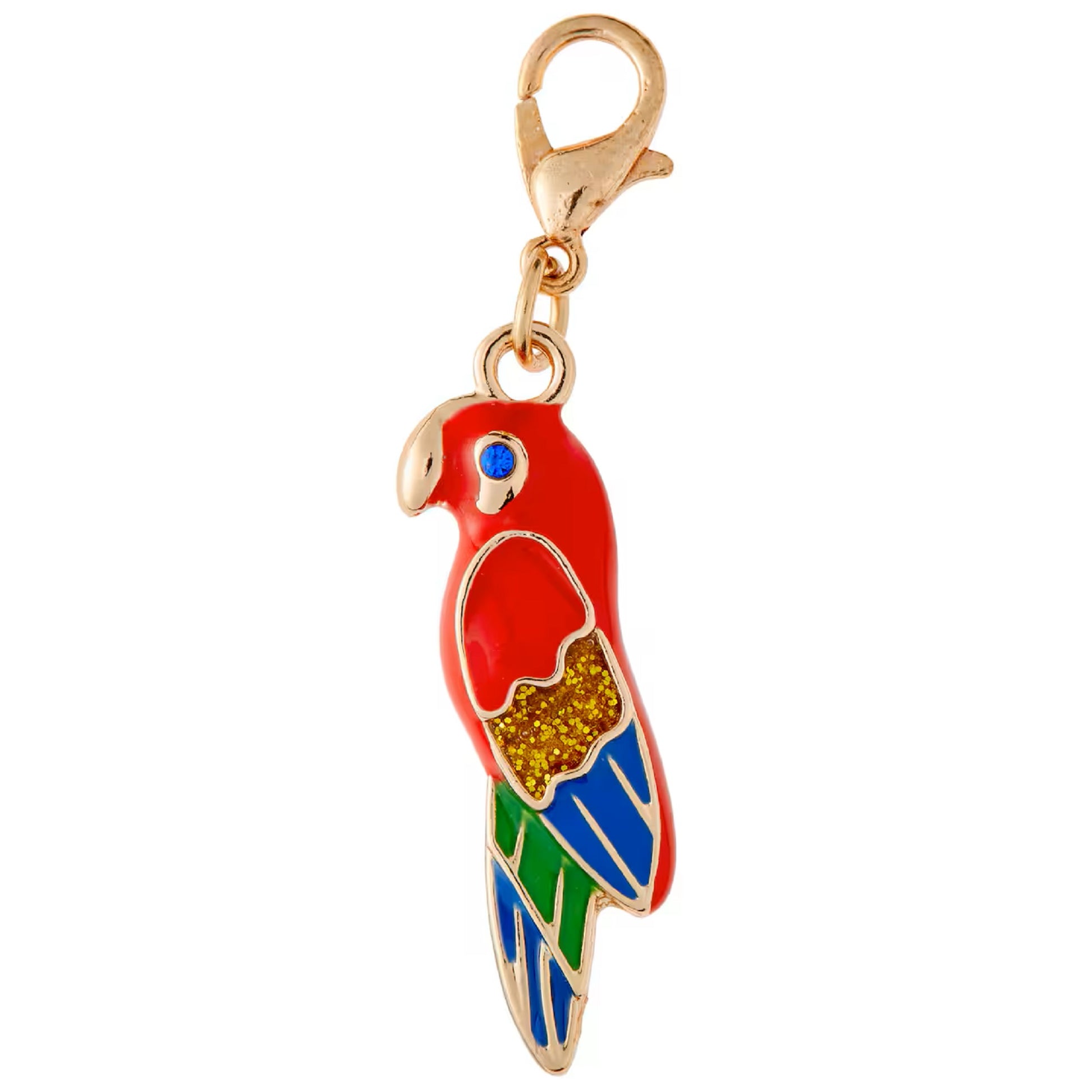 Charmalong Rhodium Parrot Charm by Bead Landing