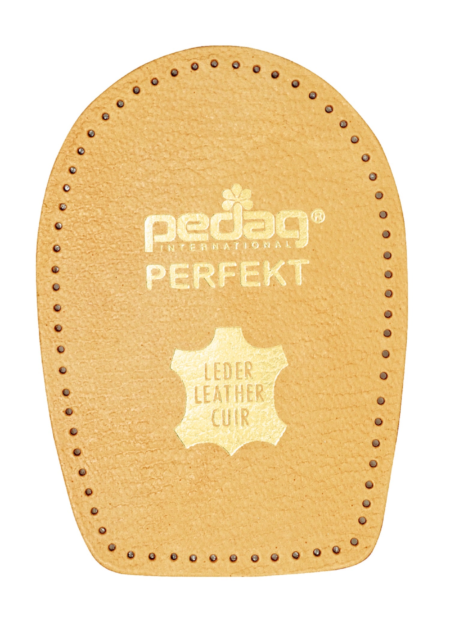 Pedag Perfekt - Leather Heel Pad with Latex Cushion size XL