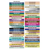 Official Sculpey Premo color chart