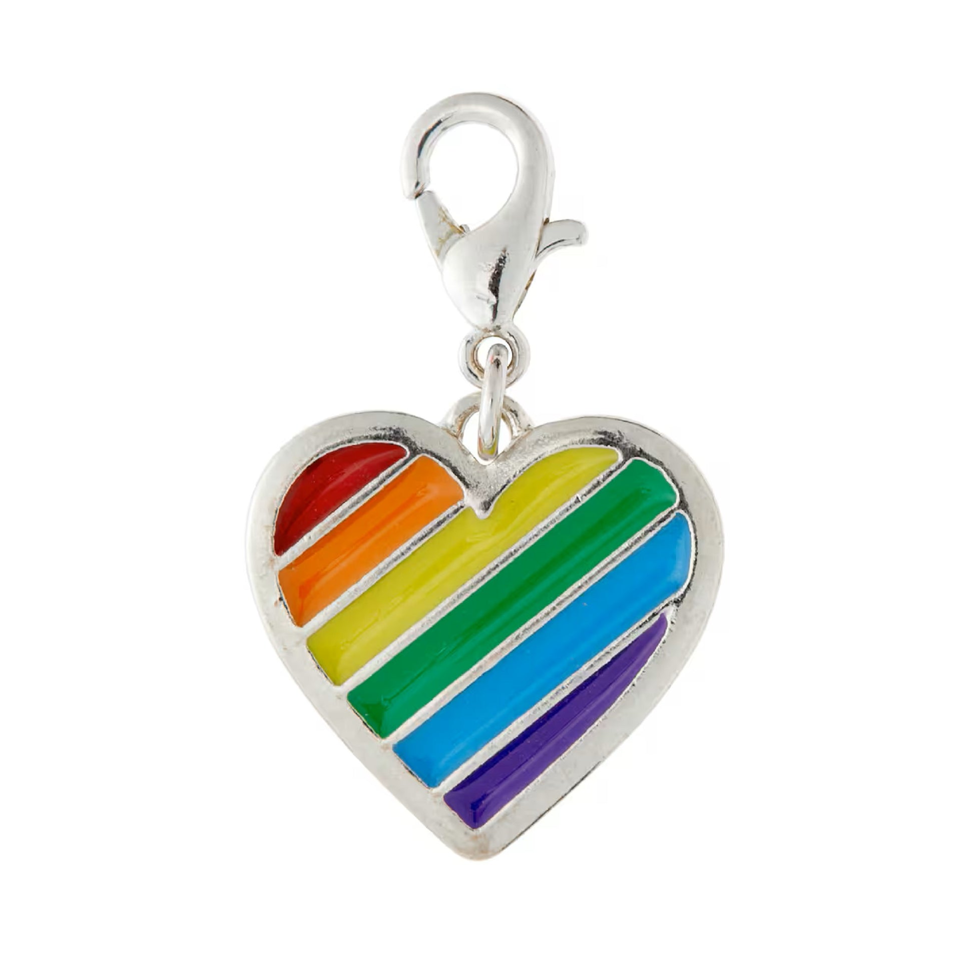 Charmalong Rainbow Heart Charm by Bead Landing