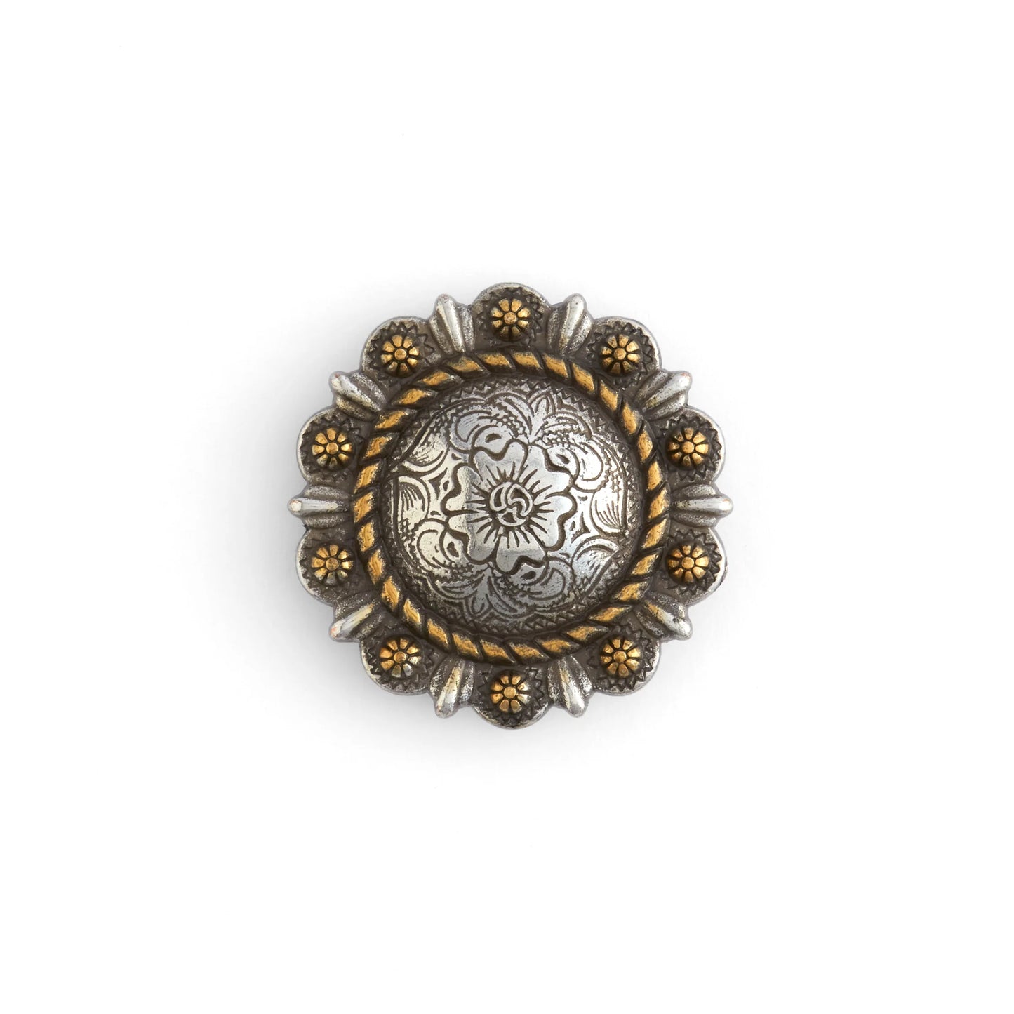 Tandy Leather Roped Berry Round Conchos