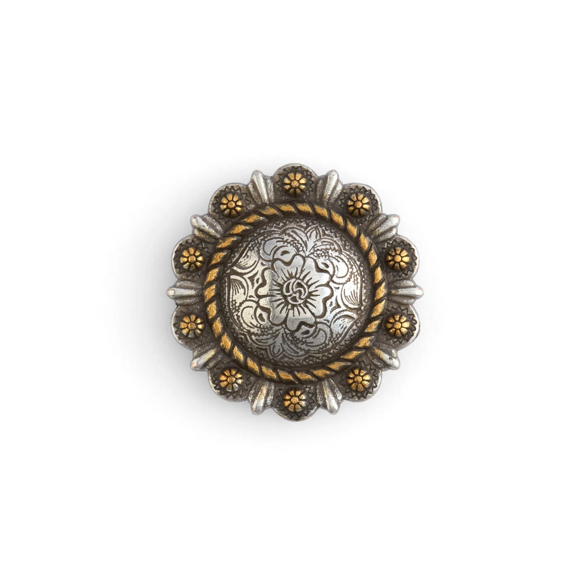 Tandy Leather Roped Berry Round Conchos