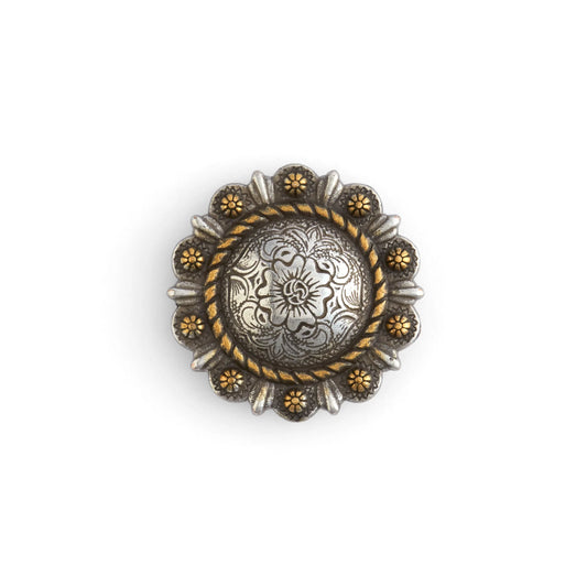 Tandy Leather Roped Berry Round Conchos