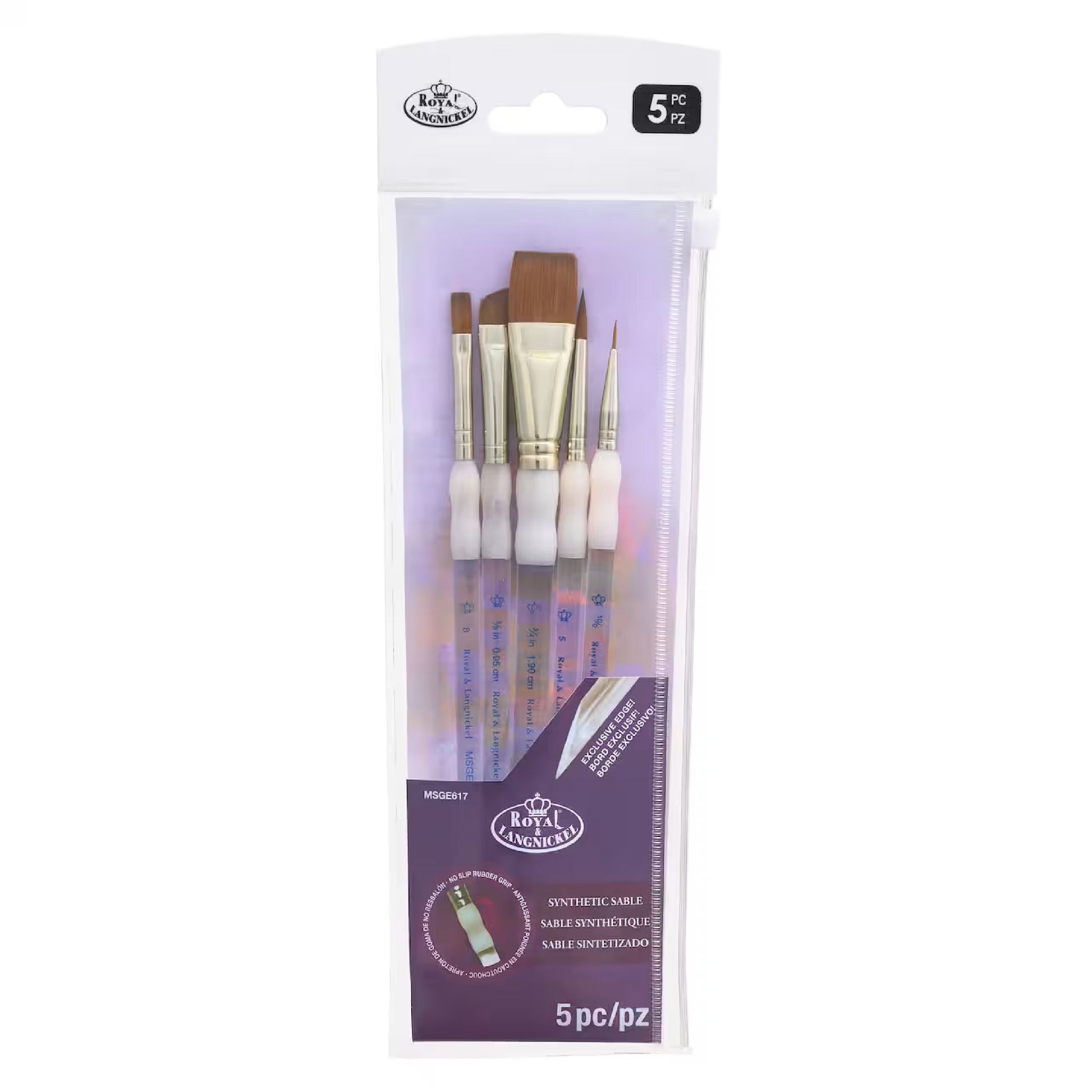 Royal & LangnickelSynthetic Sable 5 Piece Brush Set