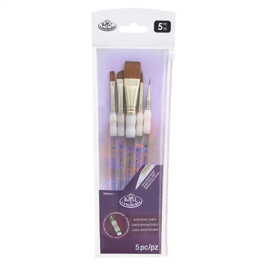 Royal & LangnickelSynthetic Sable 5 Piece Brush Set