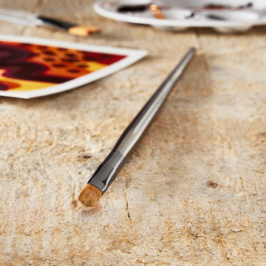 Zen  Series 43 Long Handle Filbert Brush