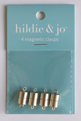 Silver Magnetic Clasps – Set of 4 by hildie & jo | Jewelry Findings