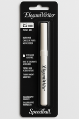 Speedball Elegant Writer 2.5mm Calligraphy Marker – Chisel Nib, Acid-Free Ink