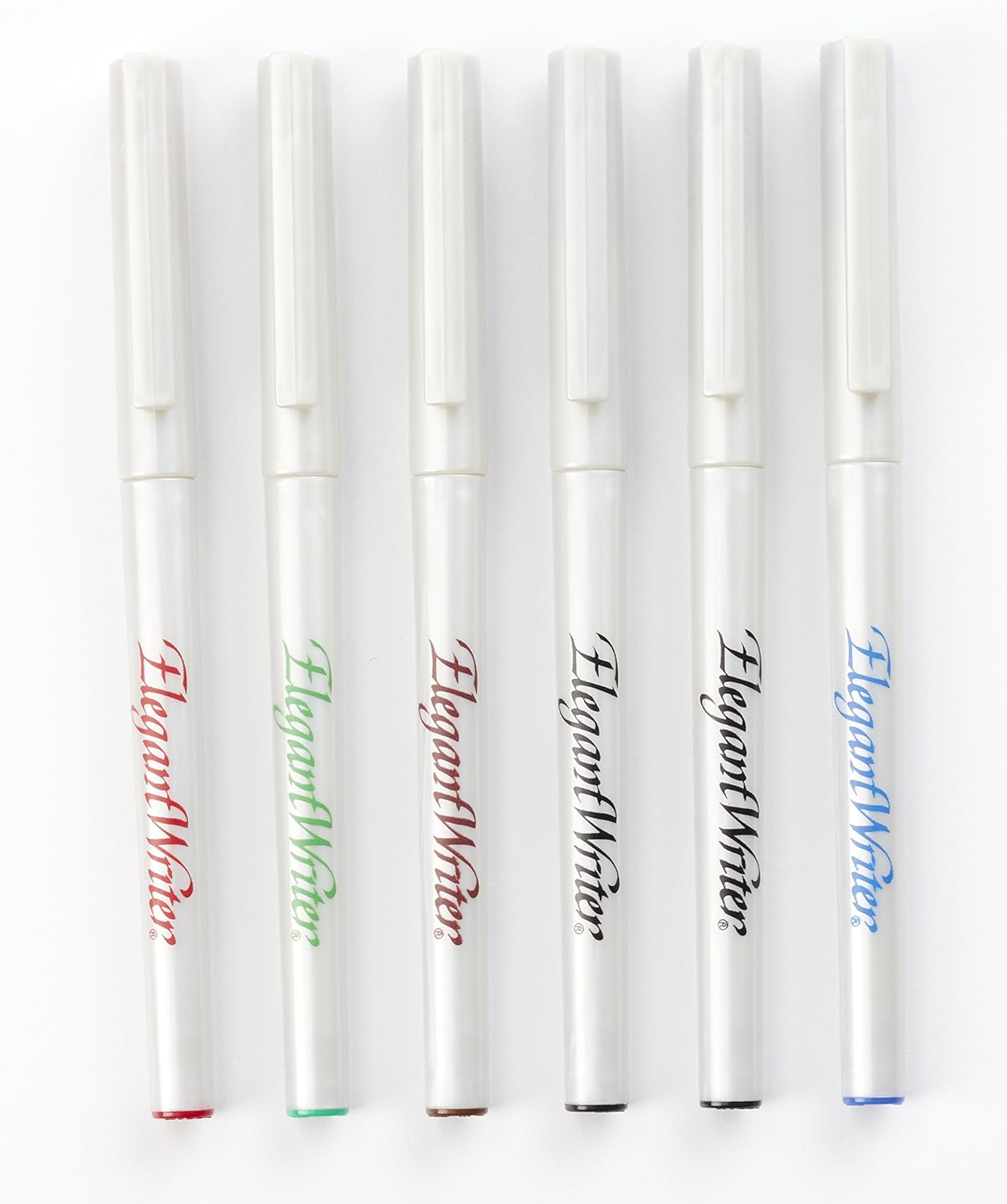 Speedball 2882 Elegant Writer 6 Medium Calligraphy Markers Set, Assorted Colors