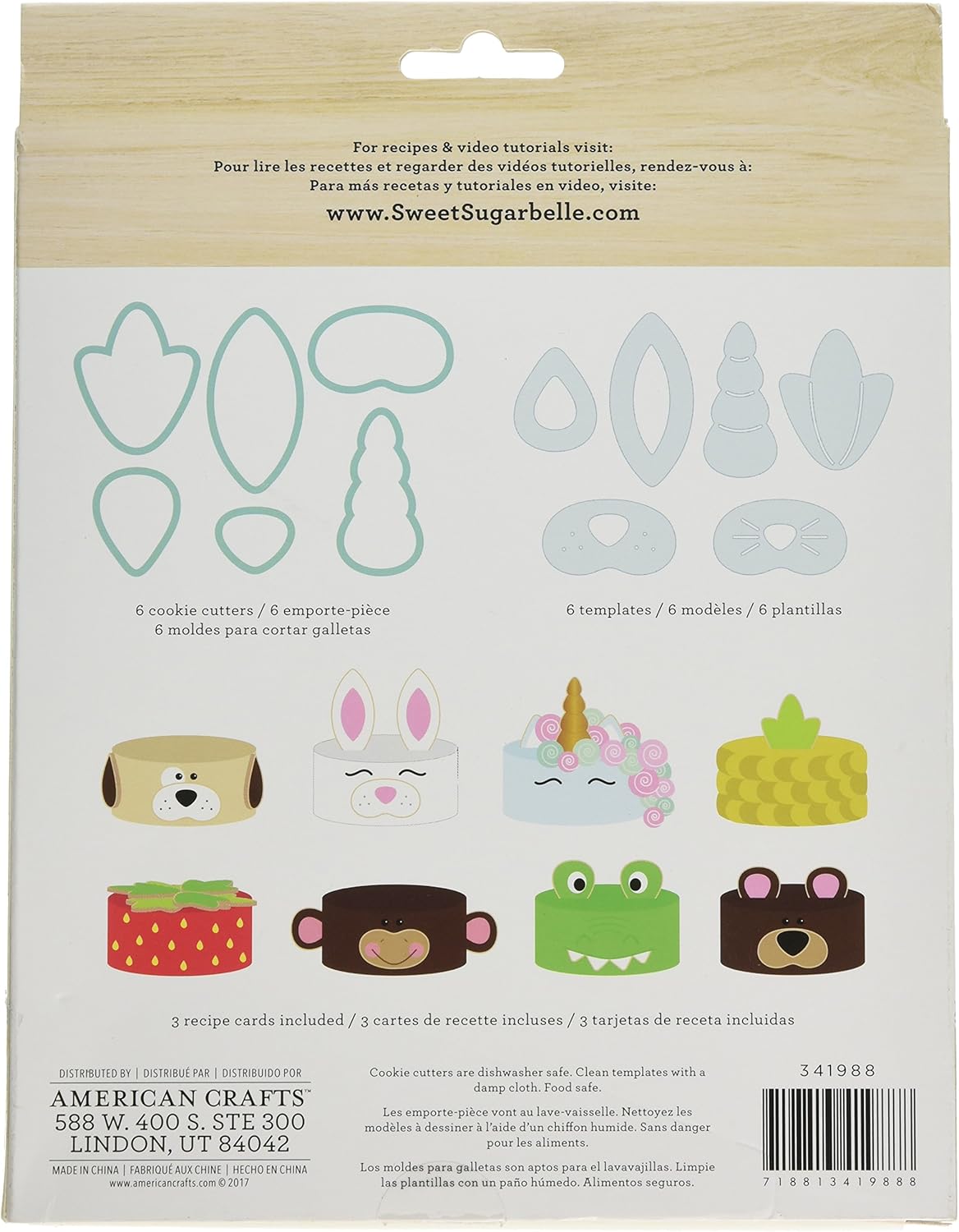 Sweet Sugarbelle Cake Top Cutters 15pcs