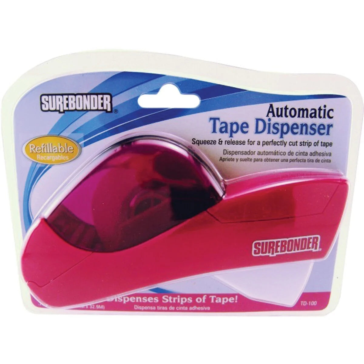 TD-100 Automatic Tape Dispenser - Dispenses perfectly cut strips of tape!