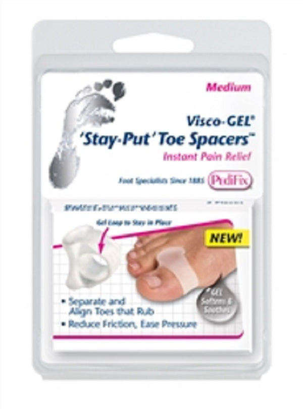 Visco-Gel Stay-Put Toe Spacers  2/Pack by Pedifix