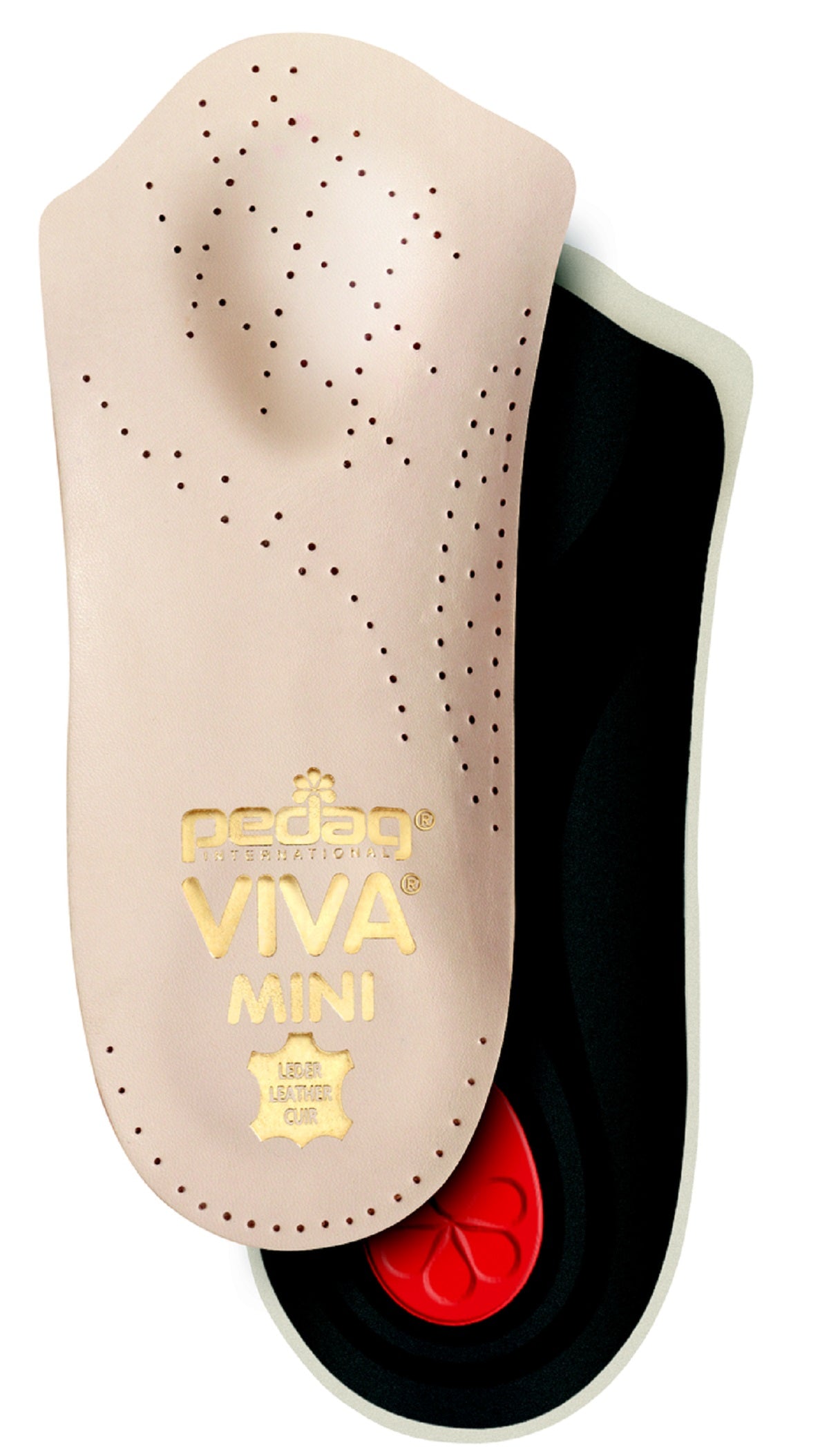Pedag  Viva Mini - Slim 3/4 Cowhide Orthotic Insole for Tight Shoes