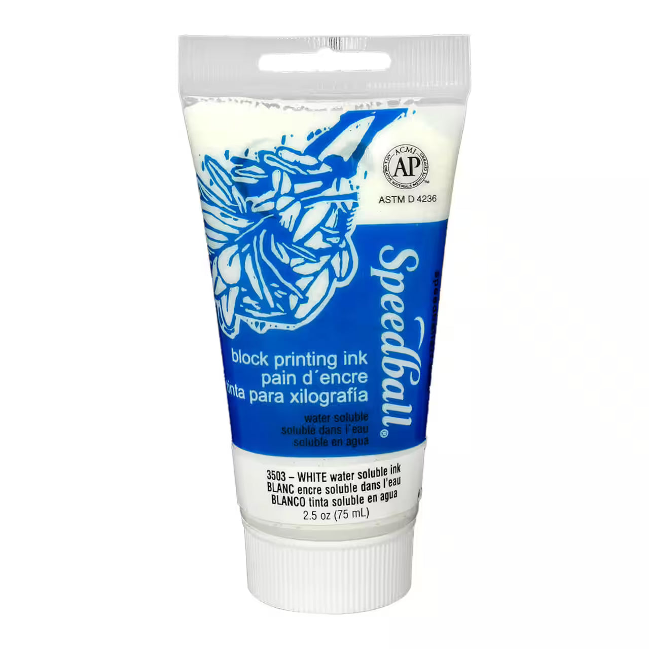 Speedball Water-Soluble Block Printing Ink white