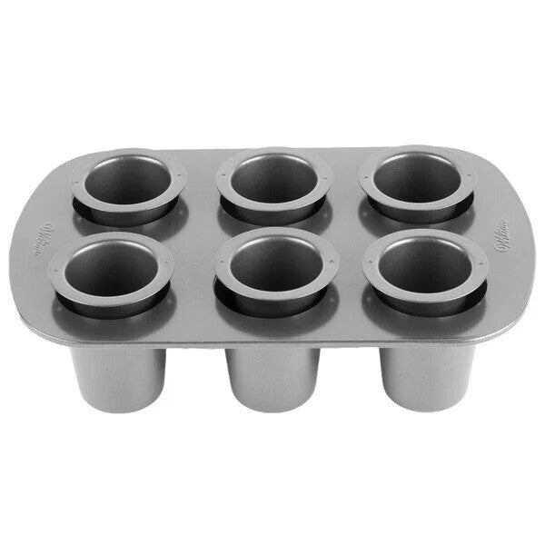 Wilton 6 Compartment Non-Stick Steel Shot Glass Baking Mold