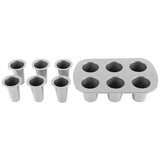 Wilton 6 Compartment Non-Stick Steel Shot Glass Baking Mold