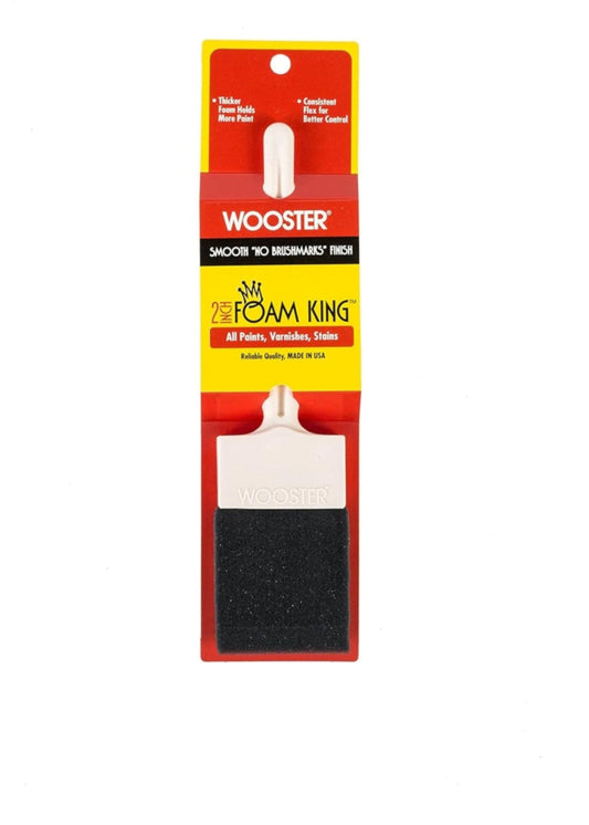 Wooster Brush 3103-2 Foam King Paintbrush, 2-Inch, White