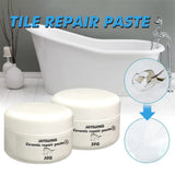 Tile and Shower Repair Kit for White Surfaces - Easy-To-Use, Water-Resistant Epoxy Acrylic for Chips, Scratches, and Cracks on Fiberglass, Acrylic, Ceramic, and More