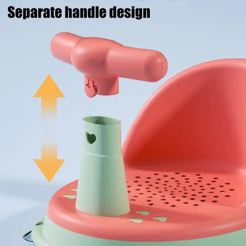 Baby Shower Chair Non Slip Infants Bath Seat Stool Adjustable Child Seat Baby Bathtub Toddler Shower Supplies Bath Accessories