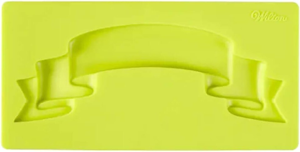 Wilton Silicone Fondant & Gum Paste Mold – Banner Design