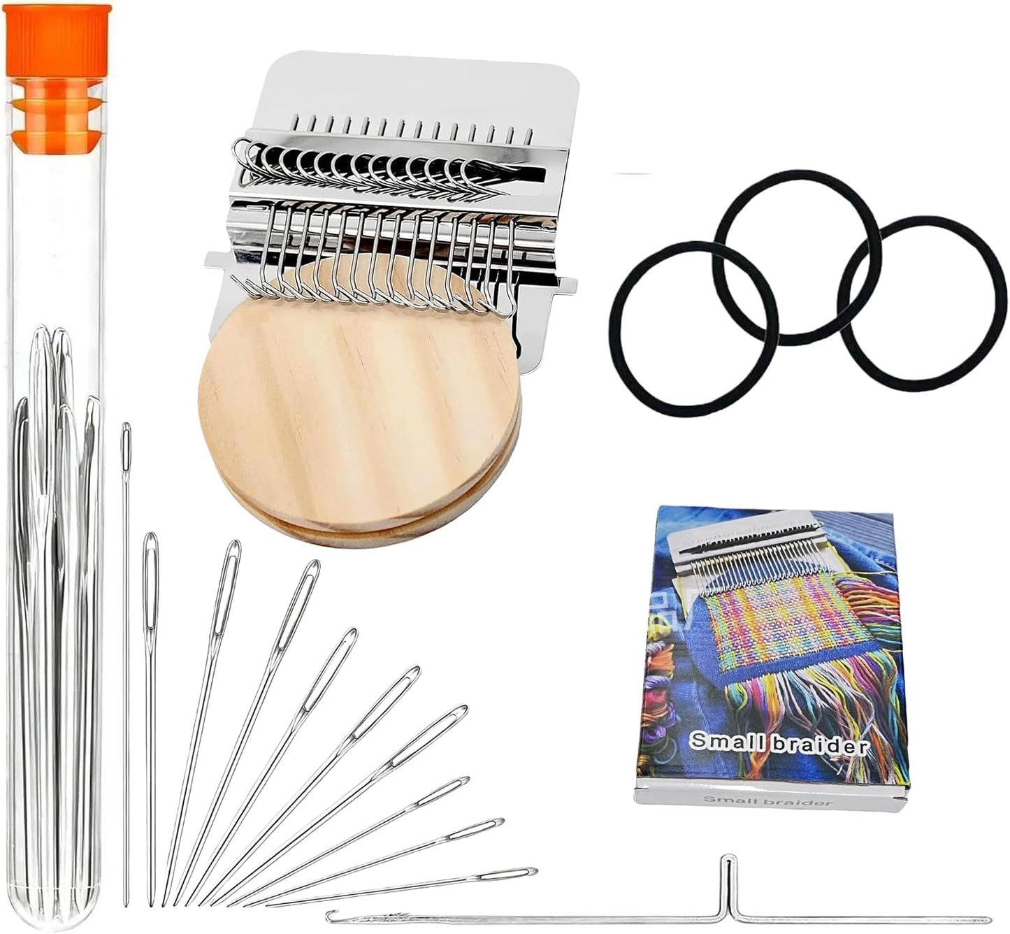 Knit Patch Kit, Knitpatch Patchmaker 2.0 Kit-Knitting for Beginners, Portable Patch Darning Kits, Patchwork Weaving Tool Set for Quickly Sewing Repair, Sewing (14 Hooks)