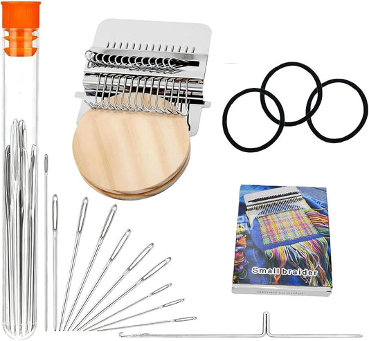 Knit Patch Kit, Knitpatch Patchmaker 2.0 Kit-Knitting for Beginners, Portable Patch Darning Kits, Patchwork Weaving Tool Set for Quickly Sewing Repair, Sewing (14 Hooks)