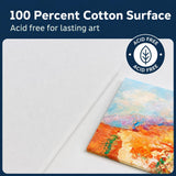Canvases for Painting 12 Packs - 8 X 10” Blank Canvas 100% Cotton Painting Canvas Panels for Acrylic, Oil & Watercolor Paint for Canvas Painting