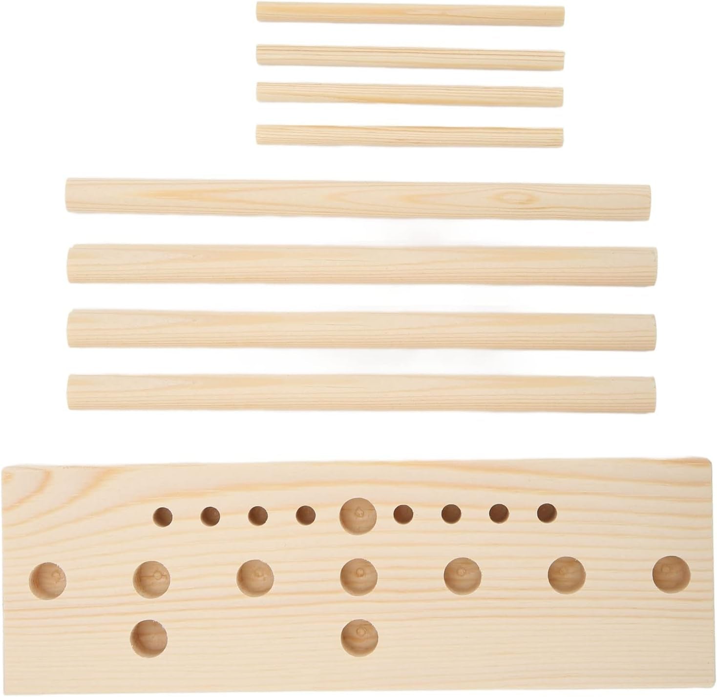 Bow Maker Tool, Bow Making Kit for Ribbon for Wreaths, Wreath Making Supplies with Wooden Board Sticks for Making Bows Crafts Party Decorations