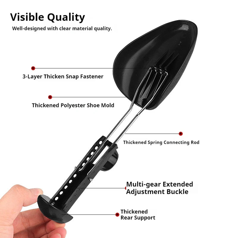 Unisex Shaping anti Wrinkle Shoe Lasts Scalable Shoe Trees for anti Deformation Inner Support Shoes Stretcher 1Pair/2Pair