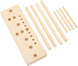 Bow Maker Tool, Bow Making Kit for Ribbon for Wreaths, Wreath Making Supplies with Wooden Board Sticks for Making Bows Crafts Party Decorations