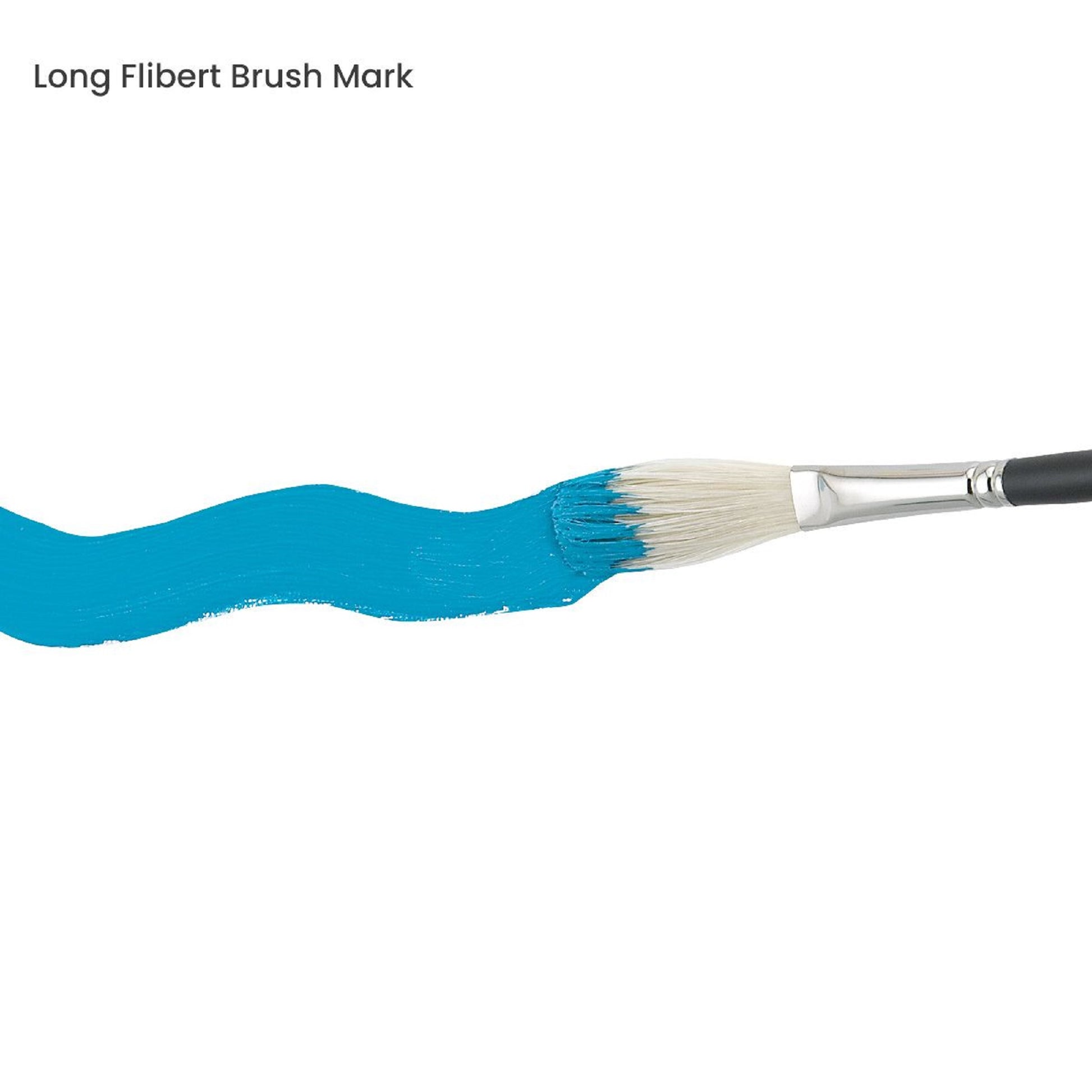 Creative Mark Pro-Stroke Premium White Hog Brush, Long Filbert #2