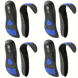 Plantar Fasciitis Relief Shoe Insoles [4-Pair], Arch Support Insoles, Running Athletic Gel Shoe Inserts, Orthotic Inserts for Arch Pain[Trim to Fit: Men 8-12/Women 9-13]