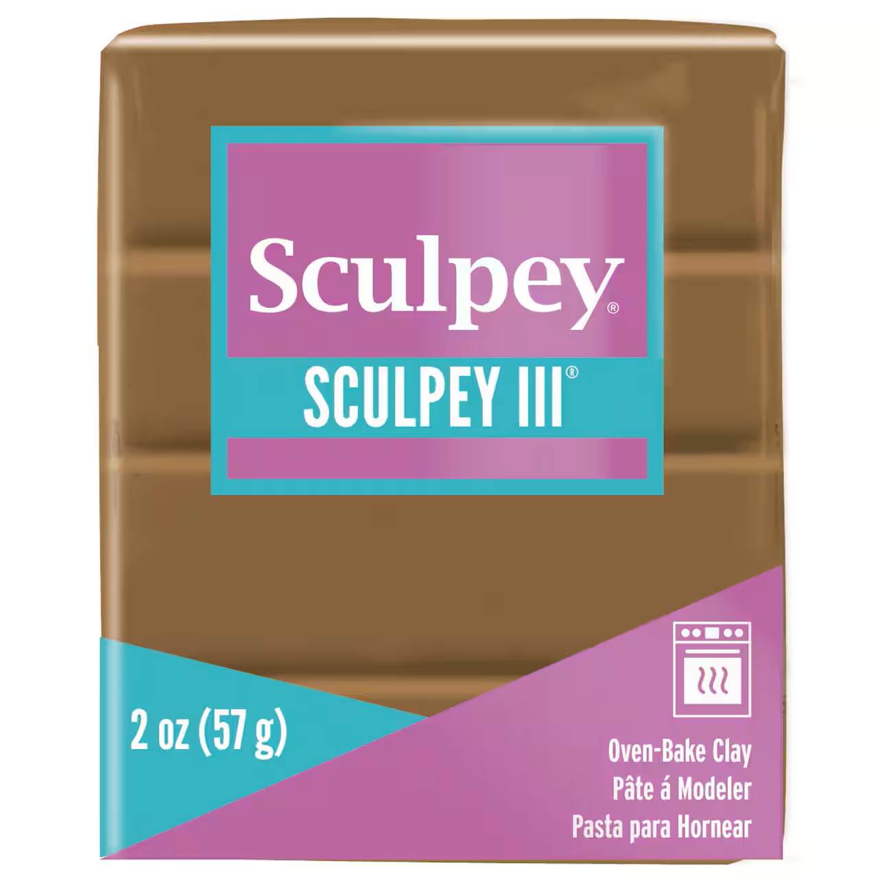 Sculpey III Oven-Bake Polymer Clay, 2 oz