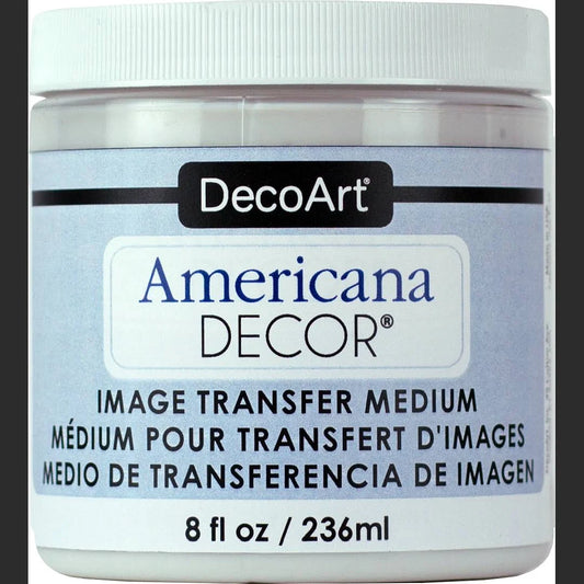 Americana Image Transfer Medium - Clear, 8oz by Decoart
