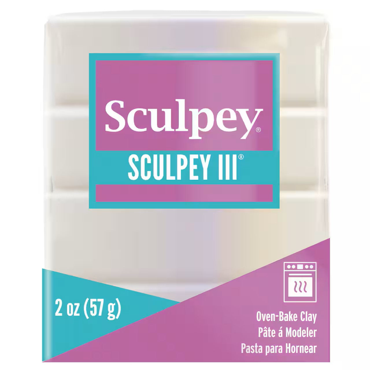 Sculpey III Oven-Bake Polymer Clay, 2 oz