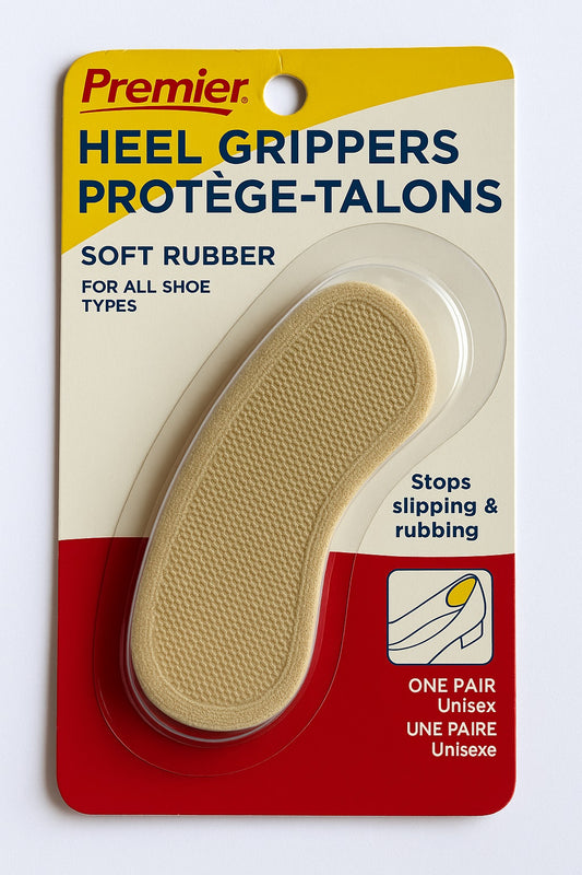 Heel Grippers - Rubber Shoe Grips Self Adhesive Talons by Premier