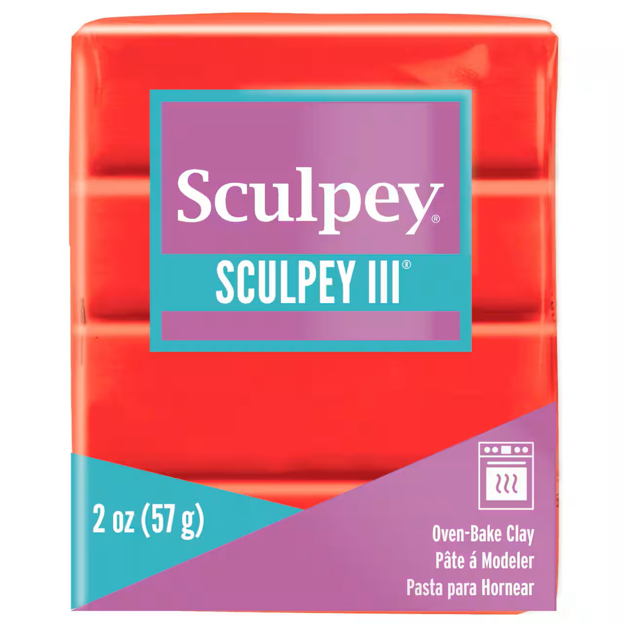 Sculpey III Oven-Bake Polymer Clay, 2 oz