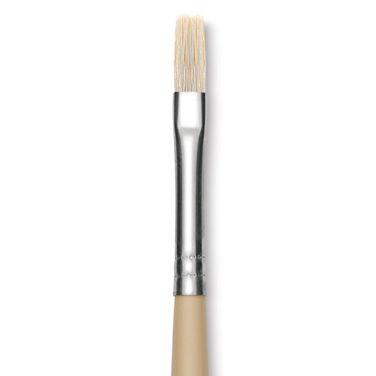 Robert Simmons Signet Brush - Flat, Long Handle.