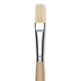 Robert Simmons Signet Brush - Flat, Long Handle.