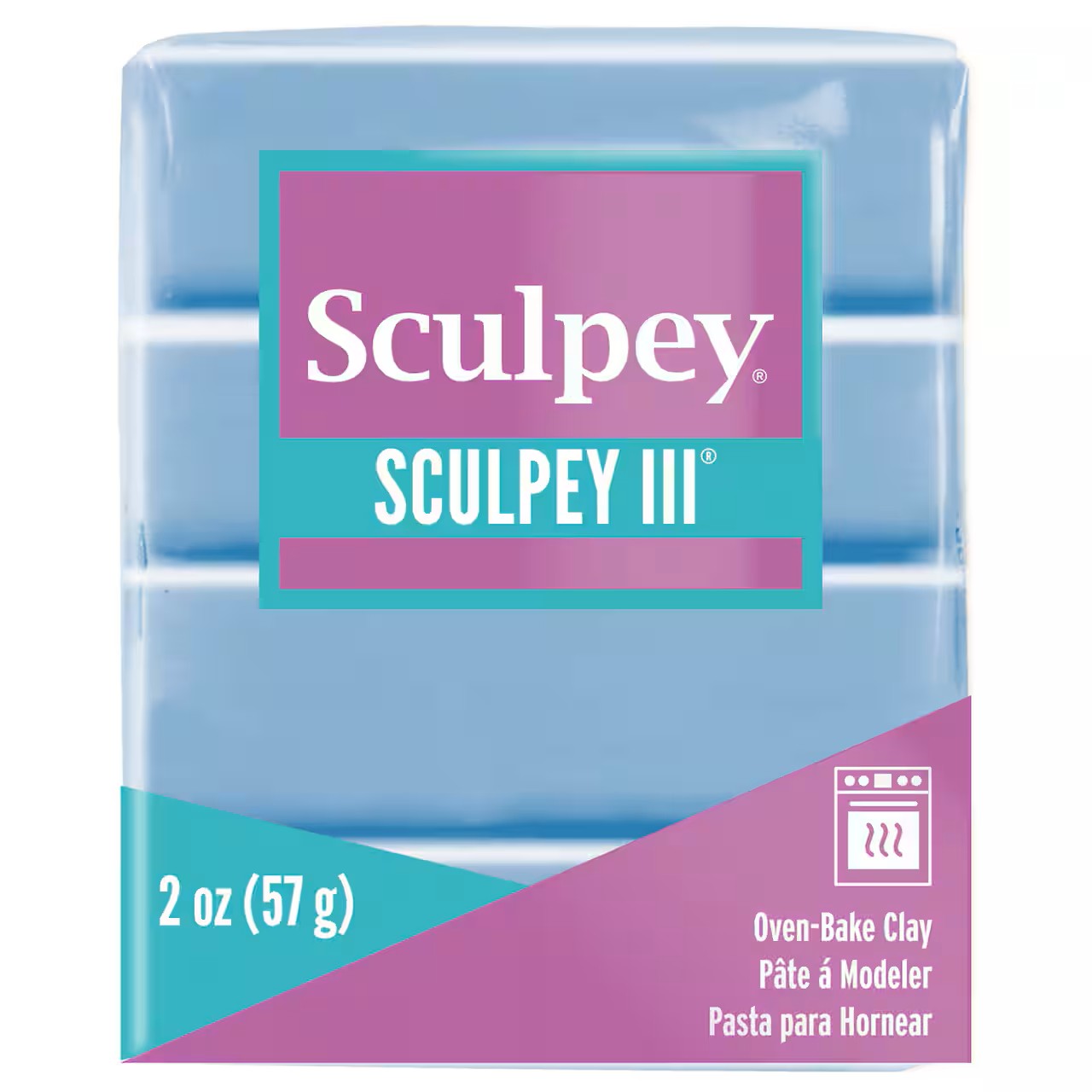 Sculpey III Oven-Bake Polymer Clay, 2 oz