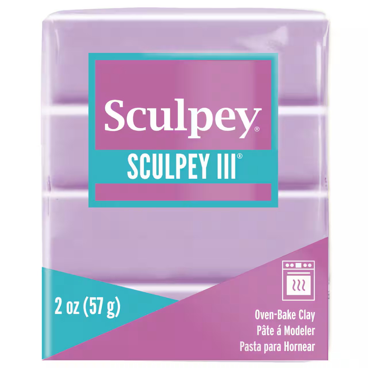 Sculpey III Oven-Bake Polymer Clay, 2 oz
