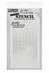 Tim Holtz Layering Stencil - Dot Fade (THS006) by Stampers Anonymous
