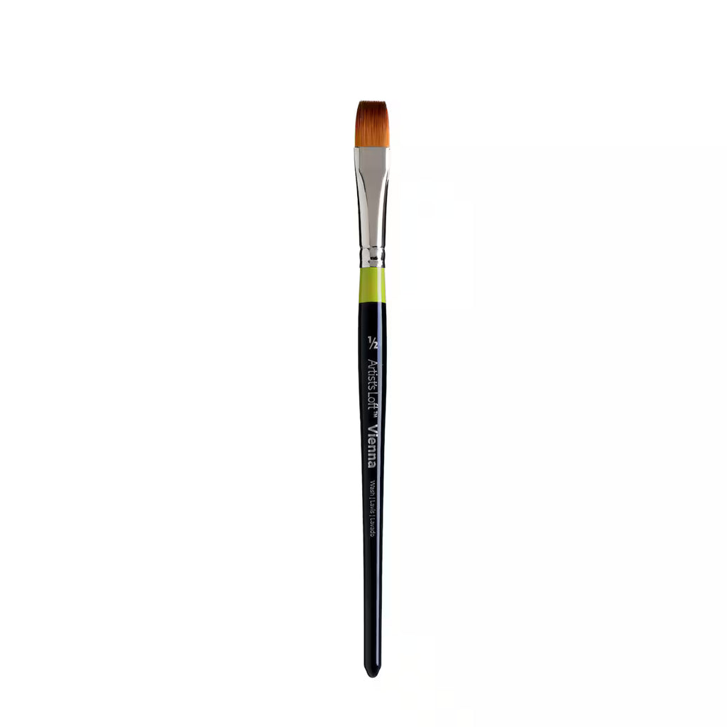 Short Handle Flat Wash Brush by Artist's Loft  Vienna  1/2in