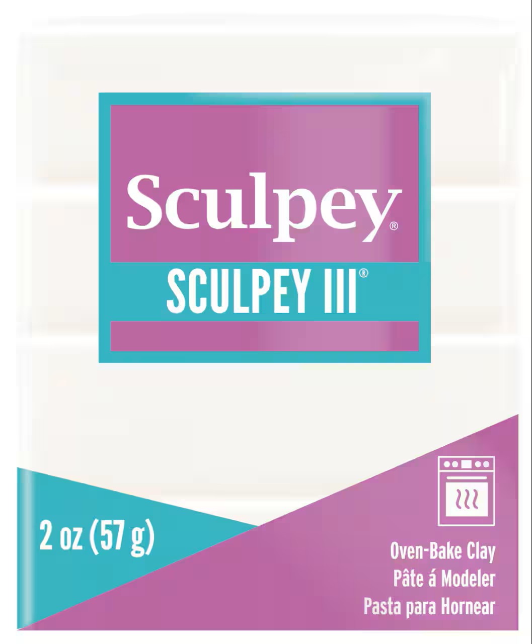 Sculpey III Oven-Bake Polymer Clay, 2 oz